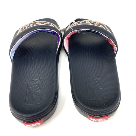 🔥HOT SALE🔥VANS La Costa Slide Pride Black Sandals Men’s Size VN0A5HF5AN8 - Picture 5 of 8